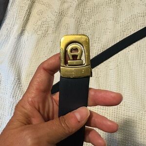 Aigner navy Belt L